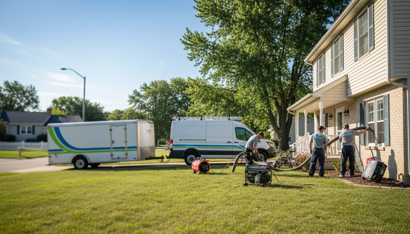 Flooded Basement Restoration And Cleanup With Repair in Montpelier, IA near me